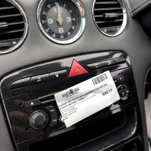PEUGEOT RCZ THP GT 2010-2012 DASH SWITCHES