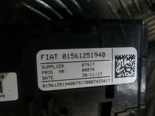 2017 ALFA ROMEO GIULIA GENUINE STEERING COLUMN LIGHTS / WIPERS STALKS 156125194