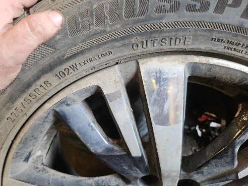 PEUGEOT 3008 5008 18" ALLOY 225/55/18 7.5J ET49